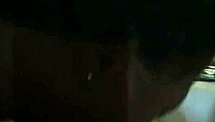 Black sub eagerly swallowing daddy's cum after blowjob.