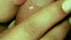 Dominican BBW bends over for cock blowjob with hairy pussy.