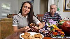 Young Brunette Fingers Herself Solo