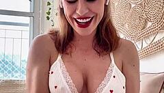 Punheta Guiada - Batendo Uma Bem Gostoso Pra Vc With Big Tits In Lingerie.