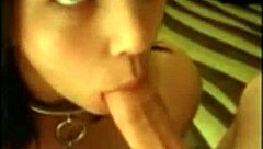 My submissive girlfriend deep throating and getting dominated