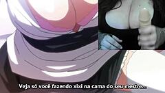 I get so turned on watching Hatsukoi Jikan Ep 2 Parte 1 PT-BR with Ivy in cosplay solo action