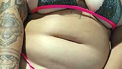 uh, like this young chick's flashin' and masturbatin' solo for her lover on video...