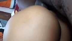 Fucking tight pussy from behind doggystyle