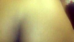 Teen receives huge creampie after riding black cock.