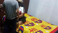 I found my mother-in-law masturbating! She begged me to help finish the homemade porn video!