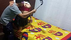 I found my mother-in-law masturbating! She begged me to help finish the homemade porn video!