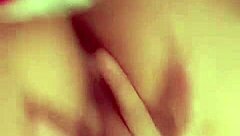 is this redhead slut fingering her hairless pussy for you?