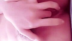 Intense emotions during masturbation and creampie session