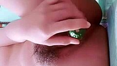 Intense emotions during masturbation and creampie session