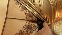 French amateur in spandex lingerie gets blowjob, rimming, pussy pounding, and dirty talk