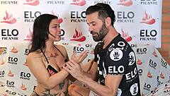 soy Shaketi, esta mona colombiana en la entrevista de casting antes del sexo caliente