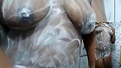 CYNDY BLACKSLAVE - MASTURBATE IN SHOWER WITH LITTLE 18+ SQUIRT