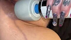 Squirting Then Rubbing It All On