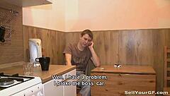 Pam orgasms with another guy in doggystyle