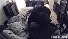 petite latina is taking that big black cock deep in doggystyle and sideways 😈