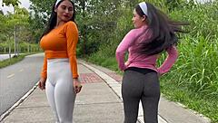 mi hermanastra y yo probamos la verga de mi novio en nuestros culos - jenifer play & louis girl 69