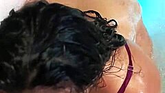 Celebrating Valentine's Day with my cousin in a motel jacuzzi having some fun times