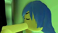 this roblox girl is getting fucked by an intruder. so intense and wild!