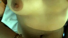 cumming on natural tits and belly