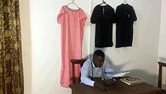 fake tailor shop i let him fuck me wid big dick to finish work