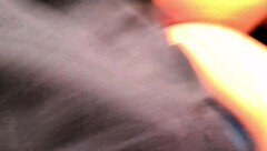 Bent over fingering wet pussy