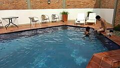 Latina licks ass on florida vacation with step-nephew