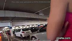 AVM'de baştan çıkarılan seksi Çek hatun POV sikiliyor