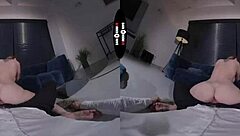 redhead gets punished in dark room vr