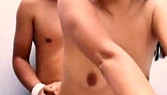 Mexican Couple Enjoys Passionate Sex in the Bathroom.