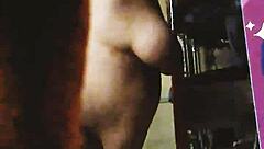 bound bbw wife feels intense emotions in front of window with creampie