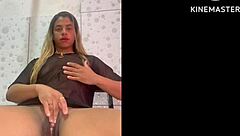 esposa sentando com cuzinho gostoso no consolo