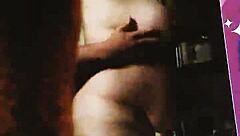 bound bbw wife feels intense emotions in front of window with creampie