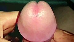 Watch two fingers masturbating a cock solo