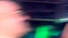 Colombian babe flashes big tits outdoors in live sex show 😍