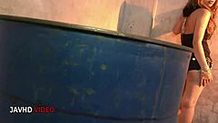 sakura kiryu's hairy pussy gets toy stimulation before hardcore fucking