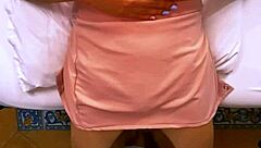 Student invites stepmom to room, beyond caresses.