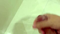 horny brazilian bodybuilder in shower with big cock?