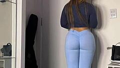 She had this big ass in leggings and just popped in casually to say good night before bed