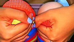 Student invites stepmom to room, beyond caresses.