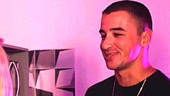 wanna watch this hot couple fuck after the party with that big cock pounding her big ass?