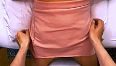 Student invites stepmom to room, beyond caresses.