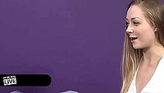 sadie blair turns from belle to slut in a wild threesome