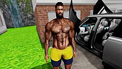 밀프들 게임 섹스신에서 큰 엉덩이 박아버려