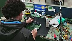 blasting massive cumshot on client's machine