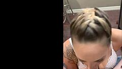 Le hago una mamada a mi jefe real en la oficina