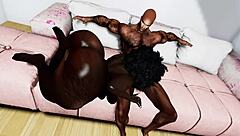 밀프들 게임 섹스신에서 큰 엉덩이 박아버려