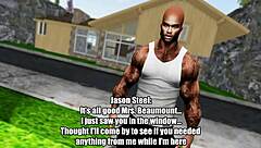 Milfs follan culos grandes en escena de sexo de juego