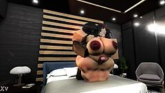 this chubby asian bunny gets pounded hard by that monster cock