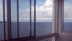 From the start, she licks the petite blonde's hairless pussy non-stop, savoring her juices before doggystyle fucking.